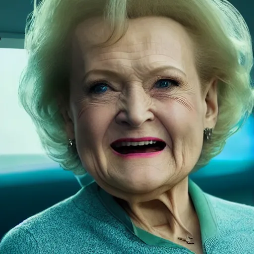 Prompt: Avengers Endgame (2019) played by Betty White as the HULK, close up action, 8K, 4K, action shot, movie still, cinematic