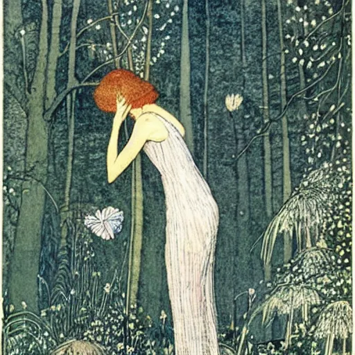 Prompt: art by ida rentoul outhwaite