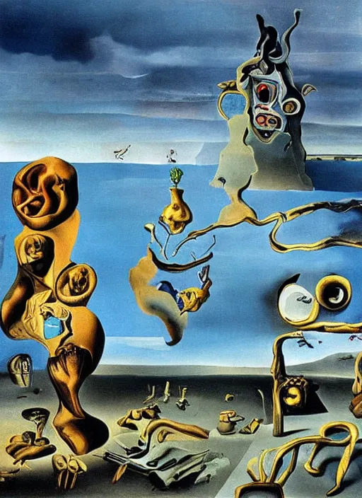 Image similar to salvador dali's ukrainian war