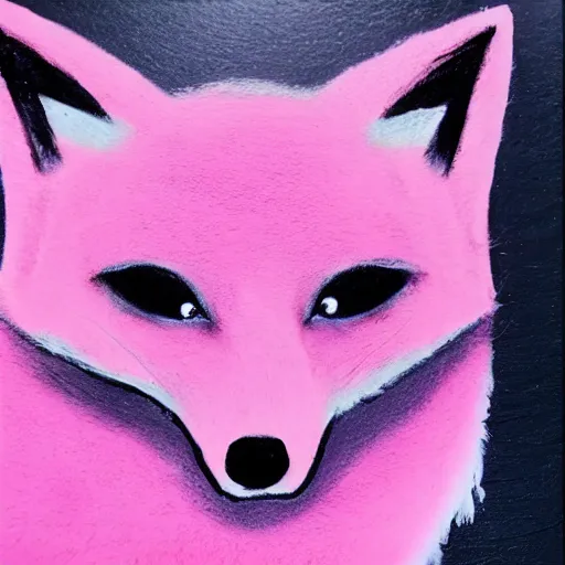 Image similar to pink fox