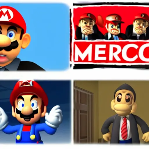 Image similar to Obama as a Super Mario 64 character