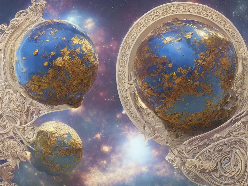 Prompt: The universe is a spheroid region 705 meters in diameter, 3d render, Sunlight Study, by Clara Peeters and ((((Lisa Frank)))), Art Nouveau, 8k, extreme detail, sharp focus, octane render