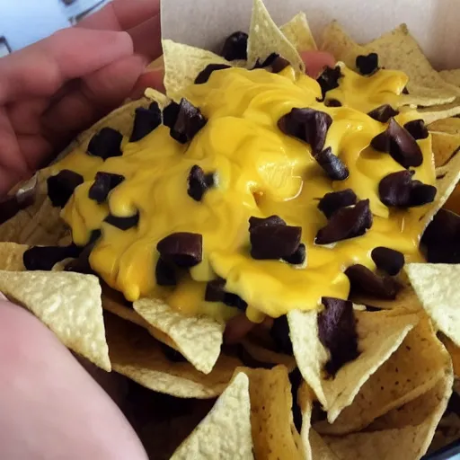 Prompt: reddit meme about nachos, trending on reddit