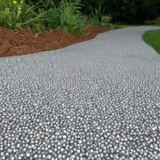 Image similar to spiky gravel path