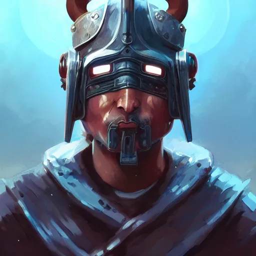 Image similar to cyberpunk viking helmet mask warrior goddess robot ninja fantasy, art gta 5 cover, official fanart behance hd artstation by jesper ejsing, by rhads, makoto shinkai and lois van baarle, ilya kuvshinov, ossdraws