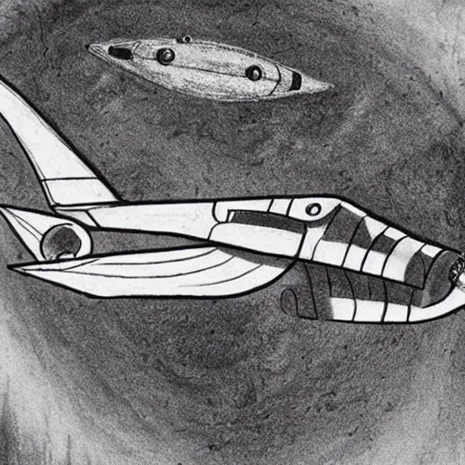Prompt: ancient cave painting depicting a space shuttle, detailed drawing, cinematic composition, smooth, realistic