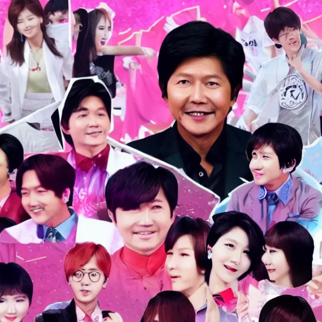 Prompt: bongbong marcos in kpop concert