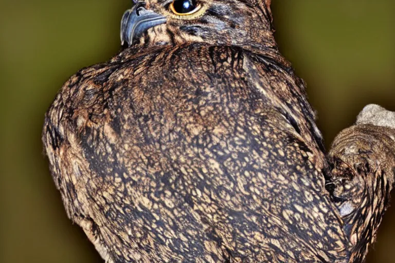 Image similar to !!!!!!! human nightjar werecreature, photograph captured at woodland creek