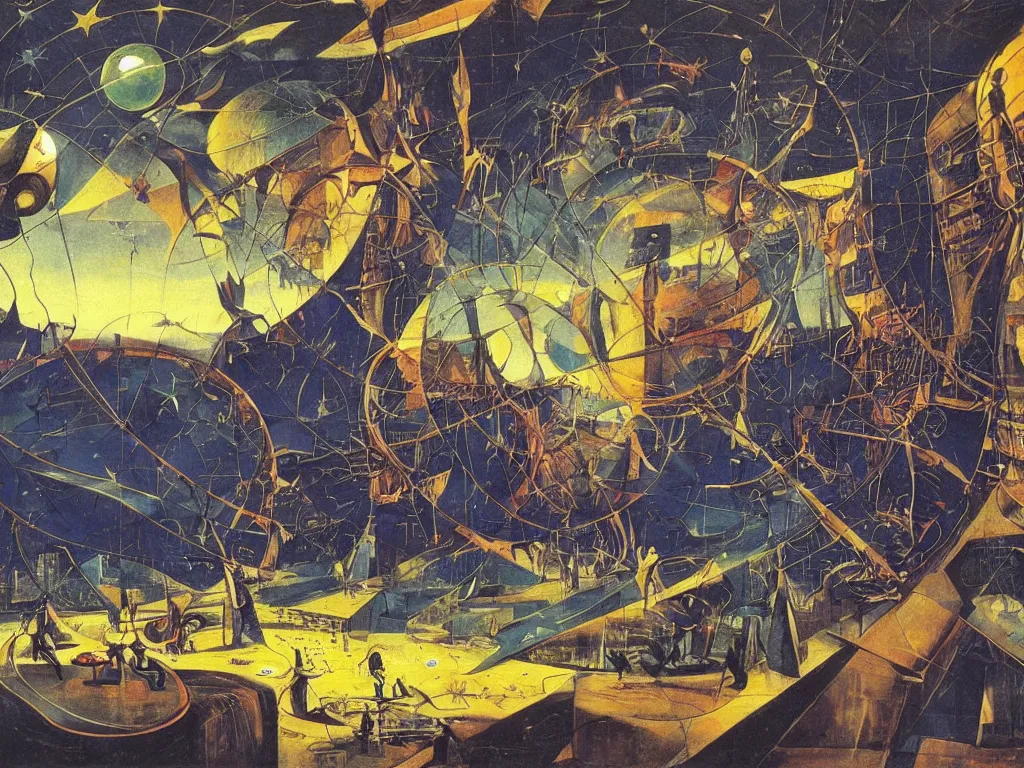 Image similar to cosmic gifted basketball player futuristic basketball court cyberpunk. valley of joy and despair. open manuscript of alchemic insect. painting by max ernst, moebius, arnold bocklin, william blake