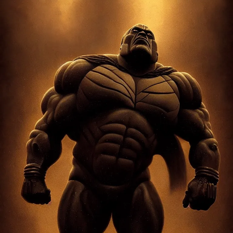 Image similar to epic professional digital art of darkseid, faint golden moody atmospheric lighting, painted, intricate, detailed, detailed, foreboding, by leesha hannigan, wayne haag, reyna rochin, ignacio fernandez rios, mark ryden, iris van herpen,, epic, stunning, gorgeous, much wow, cinematic, masterpiece.