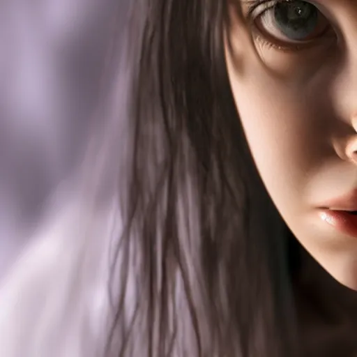 Image similar to the girl from the ring, 4k