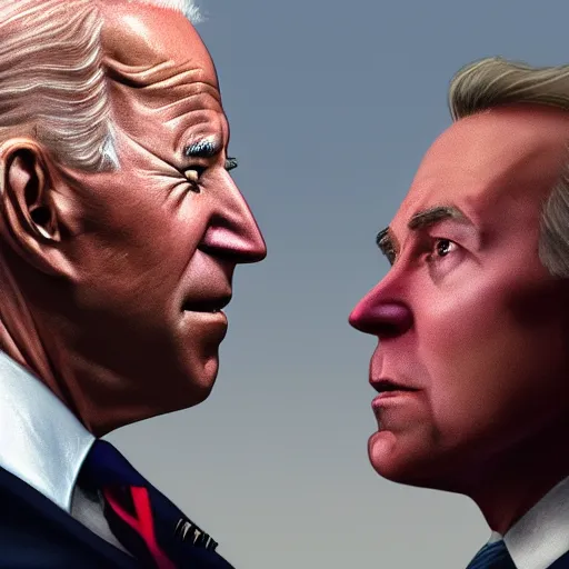 Image similar to joe biden doing funny facial expressions, dramatic lighting, cinematic, establishing shot, extremly high detail, photorealistic, cinematic lighting, artstation, style by James Gurney