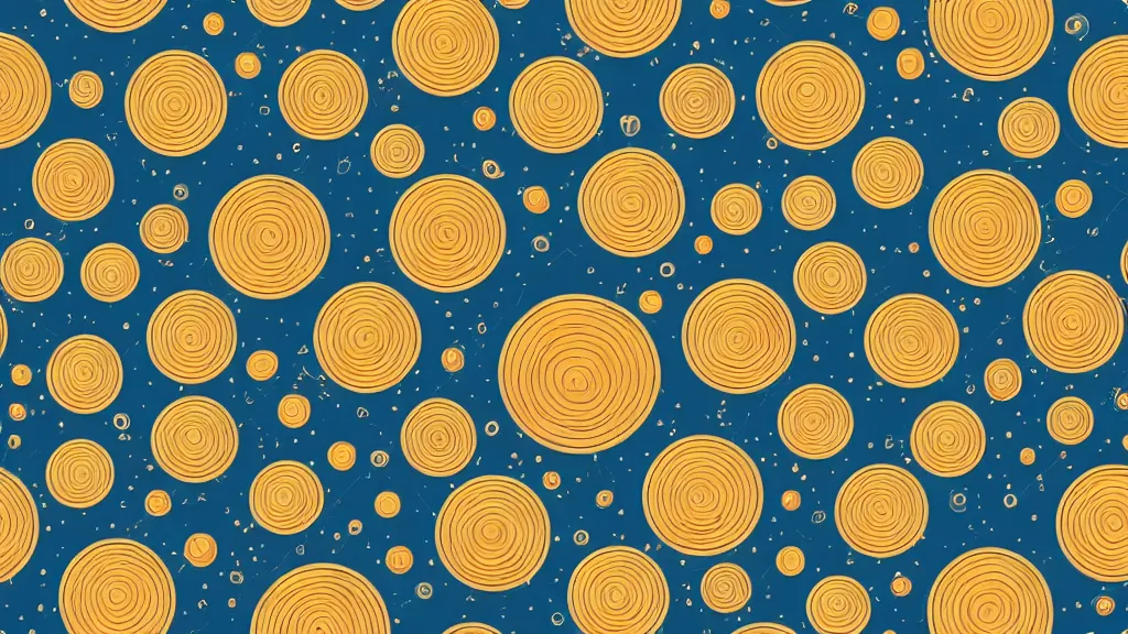 Prompt: a seamless planet pattern, circular, space, artstation, digital art.