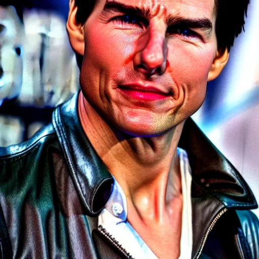 Prompt: tom cruise as a drag queen,