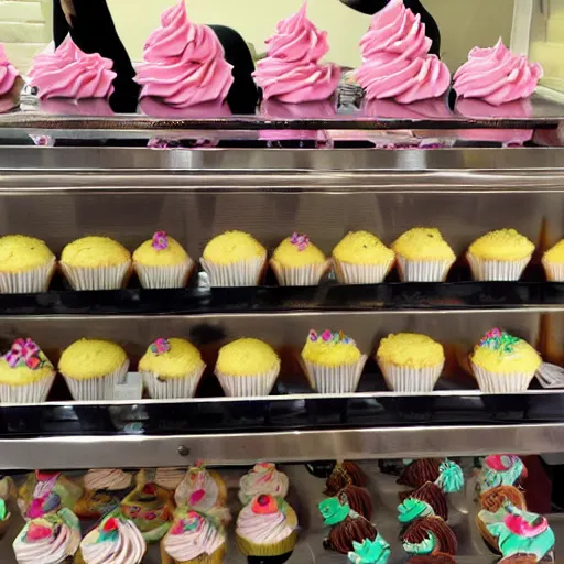 edp445 running a cupcake shop, Stable Diffusion