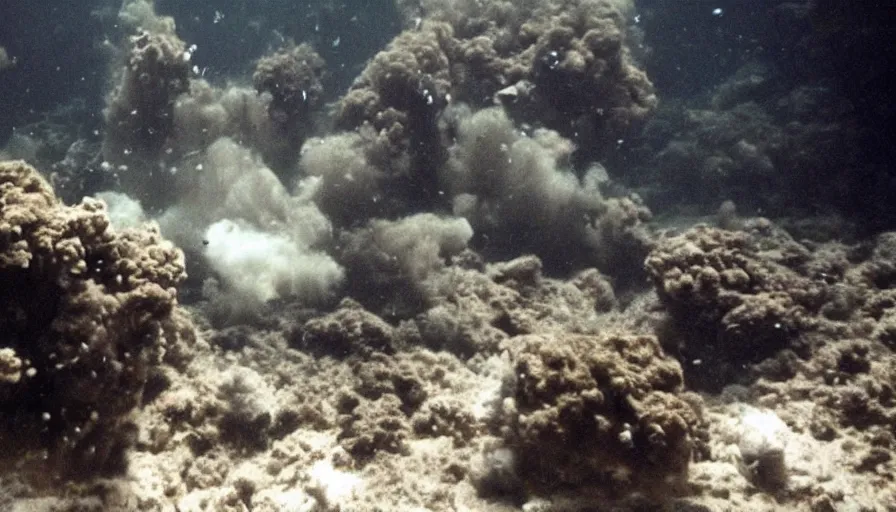 Image similar to Big budget movie, underwater explosion