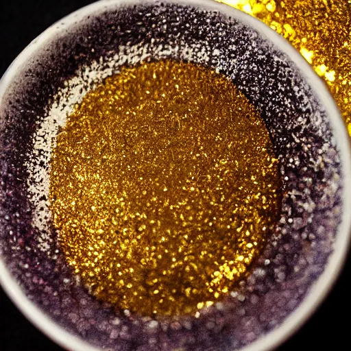 Image similar to high resolution photo of glitter, michelin star, very tasty, food photography, instagram, trending