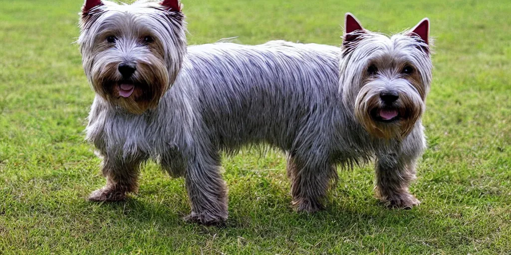 Prompt: “ the superhero west highland terrier : iron bark. spiked armor, spiky tail. ”