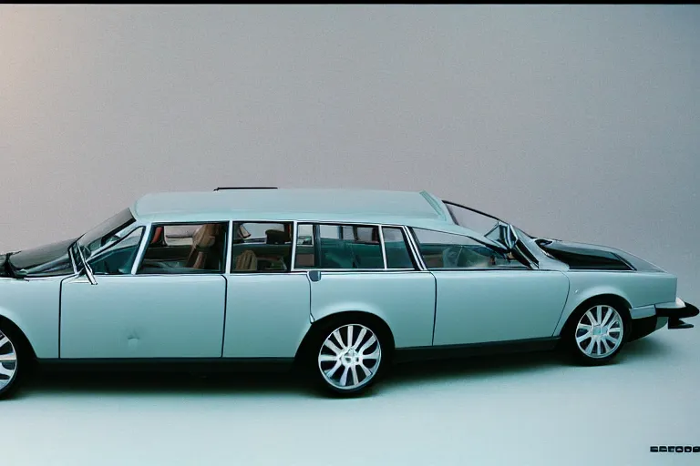 Prompt: designed by giorgetto giugiaro 2 0 1 5 volvo 1 8 0 0 es wagon, ektachrome photograph, volumetric lighting, f 8 aperture, cinematic eastman 5 3 8 4 film