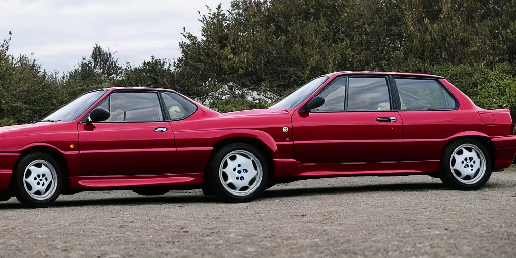 Image similar to “1990s Alfa Romeo Giulia Quadrifoglio”