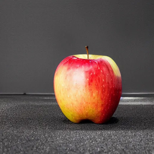 Image similar to an apple doing CrossFit, super detailed, hd image