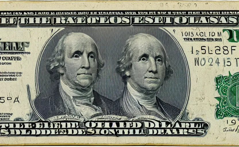 Image similar to rectangular photograph of three dollar u. s. currency note