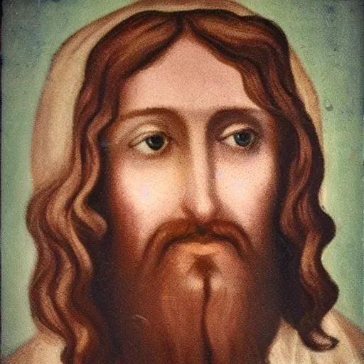 Image similar to jesus selfie