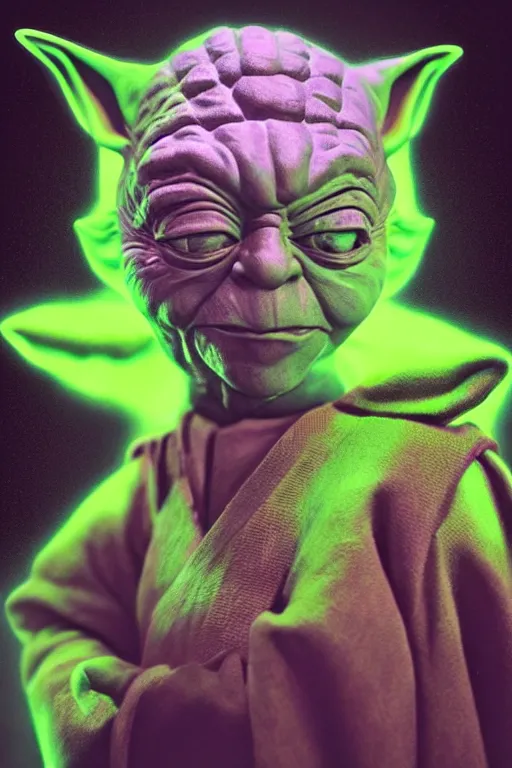 Prompt: 📷 master yoda is soda, made of drink, head portrait, dynamic lighting, 4 k