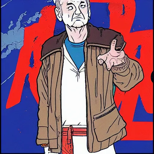 Image similar to bill murray in akira