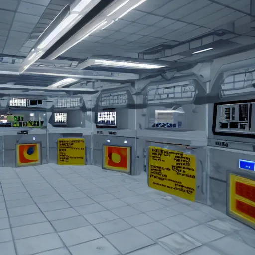 Image similar to inside the black mesa research facility