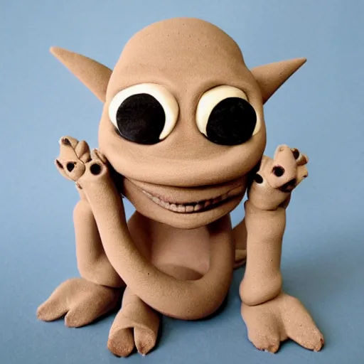 Image similar to cute clay monster santani deviantart