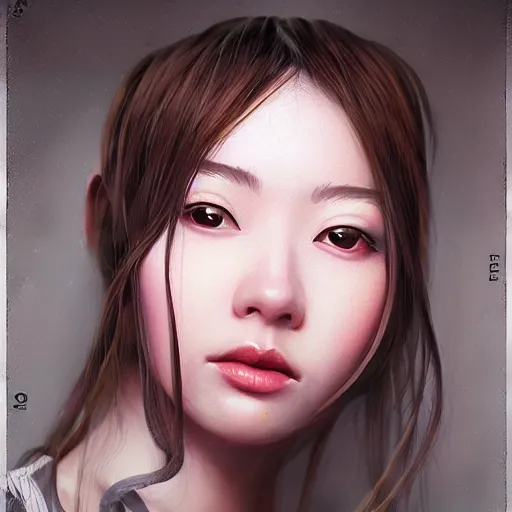 Image similar to realistic portrait of yasuho hiros, featured on cgsociety, matte painting, in focus
