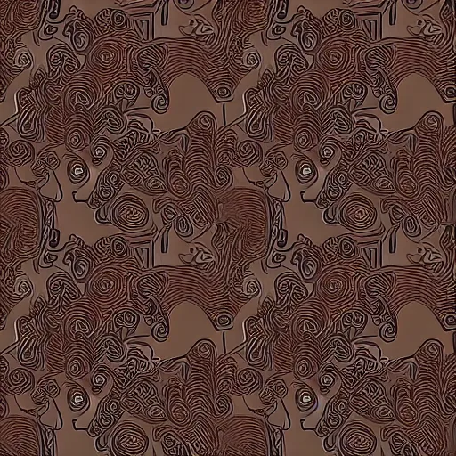 Image similar to batik hoodie pattern, dark brown, trendsetter, fashion of the year, fiction, stability, intricate, elegant, 8 k, uhd, justify, artstation, concept art, matte, sharp focus, illustration, consistent, highly detailed object content, proportional object content