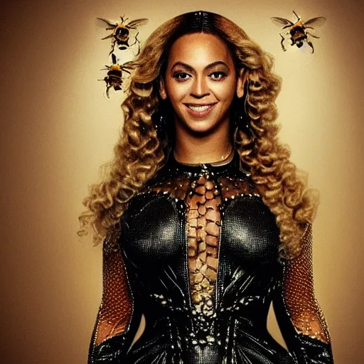 Image similar to beyonce as a bee