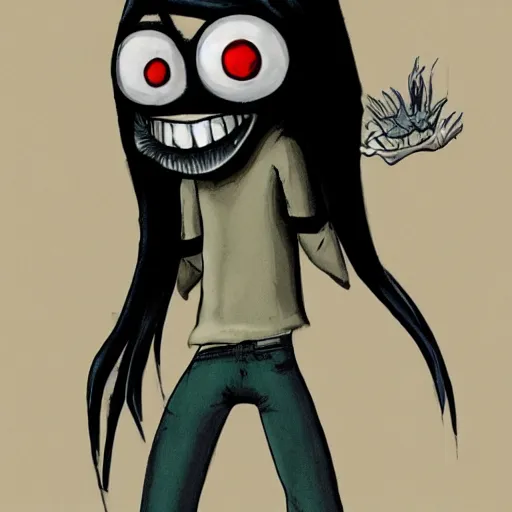 Image similar to a character with a squid for a head wearing a long vampire cloak made from dark wispy smoke created by the artist for the band Gorillaz