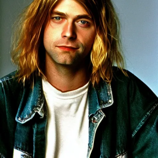 Image similar to kurt cobain in the 8 0 s