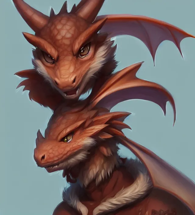 Prompt: character concept art of a cute young male anthropomorphic furry dragon | | cute - fine - face, pretty face, key visual, realistic shaded perfect face, fine details by stanley artgerm lau, wlop, rossdraws, james jean, andrei riabovitchev, marc simonetti, and sakimichan, trending on artstation