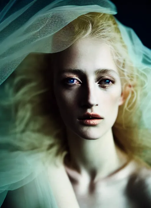 kodak portra 4 0 0 portrait by paolo roversi of a, Stable Diffusion