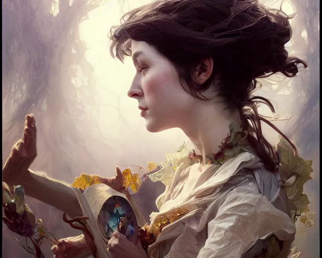 Image similar to photography of meryl mcmaster, deep focus, d & d, fantasy, intricate, elegant, highly detailed, digital painting, artstation, concept art, matte, sharp focus, illustration, hearthstone, art by artgerm and greg rutkowski and alphonse mucha