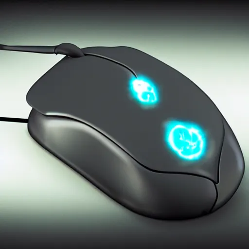 Image similar to a cybertronic mouse with weaponry