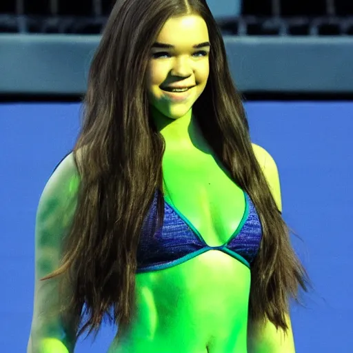 Image similar to Hailee Steinfeld as She Hulk