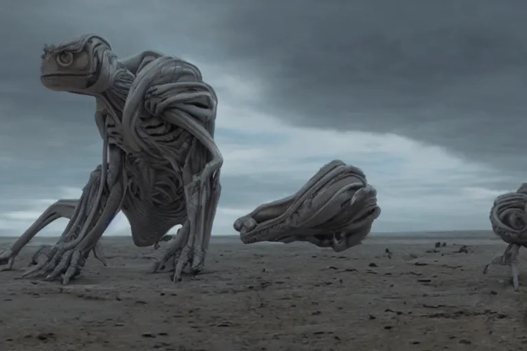 Prompt: VFX movie scene alien invasion by Emmanuel Lubezki