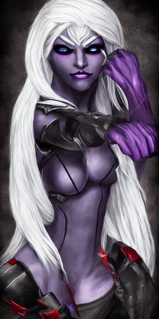 Image similar to Female drow fighter