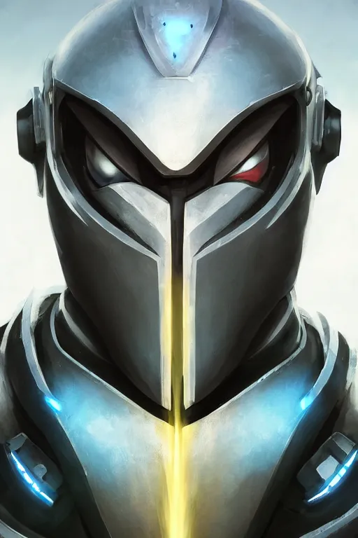 Image similar to epic mask helmet robot ninja portrait stylized as fornite style game design fanart by concept artist gervasio canda, behance hd by jesper ejsing, by rhads, makoto shinkai and lois van baarle, ilya kuvshinov, rossdraws global illumination radiating a glowing aura global illumination ray tracing hdr render in unreal engine 5