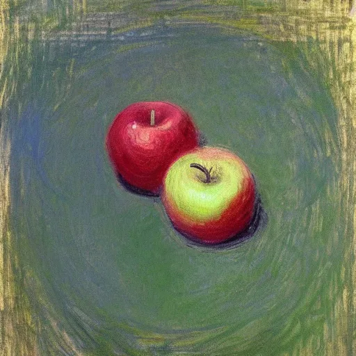 Image similar to apple by monet,