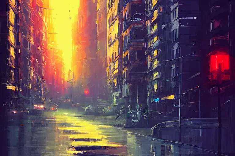 Prompt: by alena aenami, trending on artstation