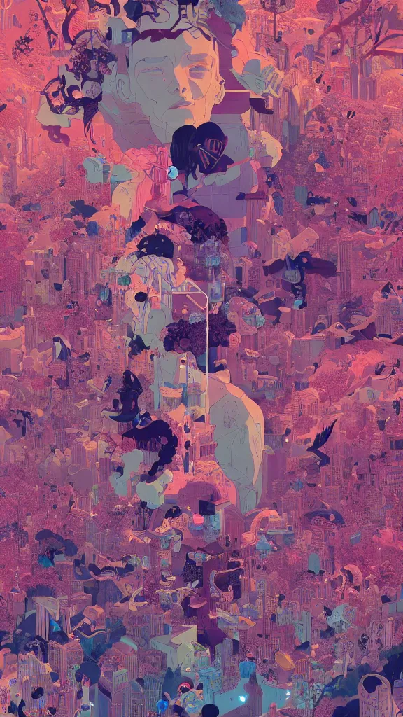 Image similar to Wonderland, Intricate ultradetailed illustration by Tomer Hanuka, by Victo Ngai, by Beeple