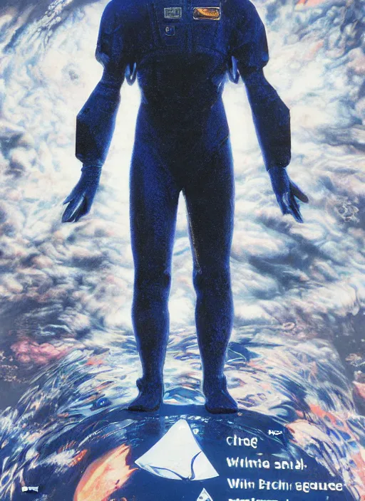 Prompt: astronauts in the underwater void - complex and hyperdetailed technical suit. reflection and dispersion materials. rays and dispersion of light. volumetric light. f / 3 2. noise film photo. flash photography. ultra realistic, wide angle. holographic and anaglyph materials, poster by wayne barlowe, mike winkelmann, wayne barlowe, craig mullins
