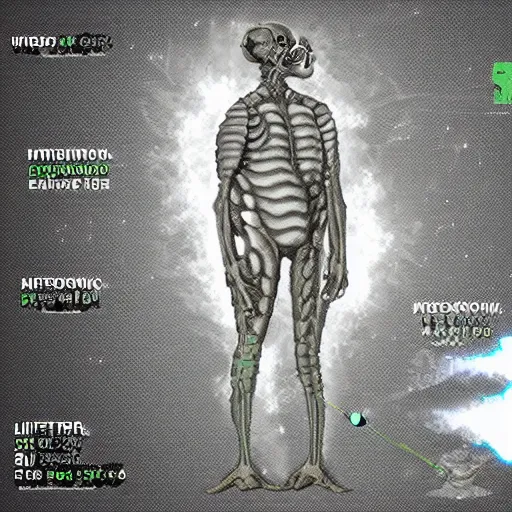 Prompt: A lifeform made of gas, discovered in another dimension, accurate depiction