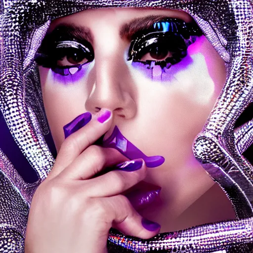 Image similar to lady gaga artpop act 2 album cover shot by nick knight, canon, highly realistic. high resolution. highly detailed. dramatic. 8 k. 4 k.